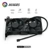 Охладитель видеокарты PC VGA Вентилятор охлаждения GPU 8025 PCI Компаньон для GPU 2 вентилятора и 3 вентилятора опционально 3-контактный штекер/4-контактный штекер MOLEX