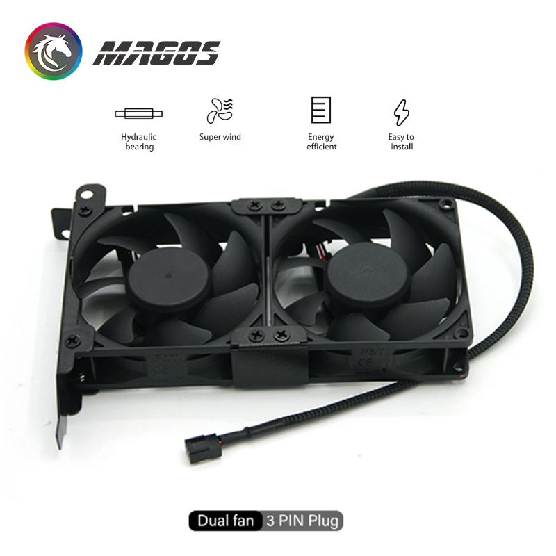 Охладитель видеокарты PC VGA Вентилятор охлаждения GPU 8025 PCI Компаньон для GPU 2 вентилятора и 3 вентилятора опционально 3-контактный штекер/4-контактный штекер MOLEX