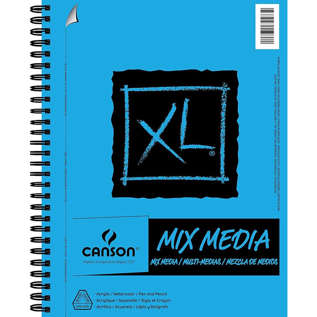 Canson XL Mix Media Notepad White Paper A4 30 Panels 5 Units 300 G/m²