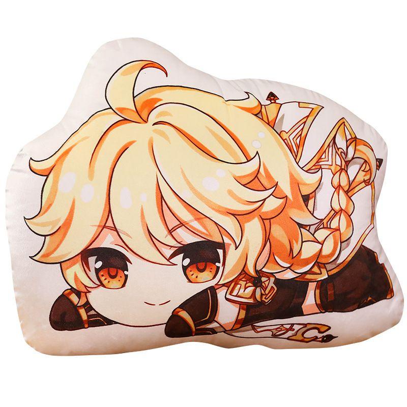 Genshin Impact Game Paimon Cosplay Plush Doll Pillow Stuffed Bed Cosplay Cushion