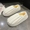 Модные тапочки, легкие, повседневные, на гибкой платформе, для пар, хлопковая обувь плюс бархат, сохраняющая тепло, модная, универсальная, рекомендуемая для активного отдыха