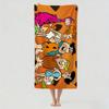 Мультяшное милое полотенце F-FlintStones для сушки, банное полотенце, подходит для легкого плавания, кемпинга, йоги, пляжа, прогулок