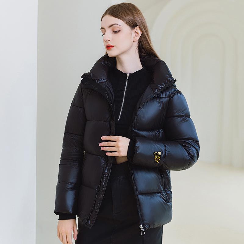 Короткая хлопковая куртка с капюшоном для пар - Унисекс, зимняя, теплая, однотонная