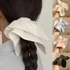 Милый Дизайн Квадратная Большая Эластичная Резинка Женские Резинки для Волос Держатель для Хвоста Повязка для Волос Головной Убор Темпераментные Аксессуары для Волос