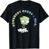 Invader Zim Gir Somebody Needs A Hug Sad Portait T-Shirt