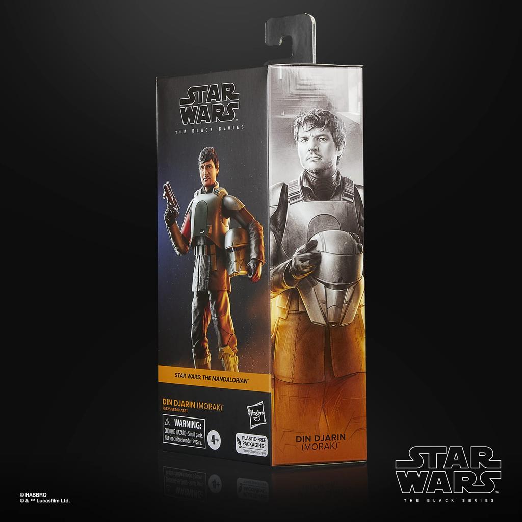 Star Wars Black Series Din Djarin (Morak) 6 Inch (15 Cm) Size Action Figure, for Ages 4 and Up F5525 Authentic