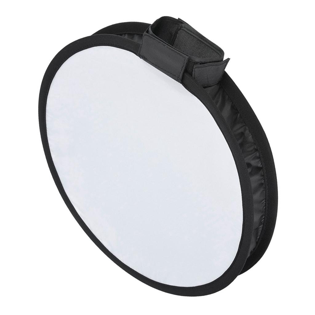 40CM Portable Foldable Round Shape Speedlite Softbox Diffuser for Camera Flash Light