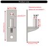 2Pieces Portable Sturdy Wall Mount Gate Hinges Stainless Steel for Outdoor Chain Link Fence Gate Post Hinges Pin