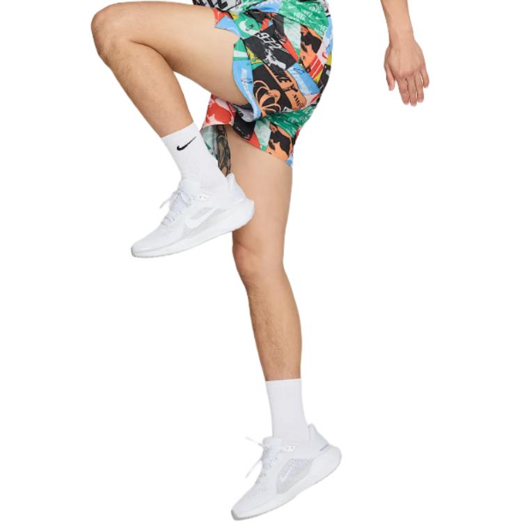 Nike Letter Pattern Printed Lace-Up Casual Shorts Men shorts Multicolor HJ4163-803