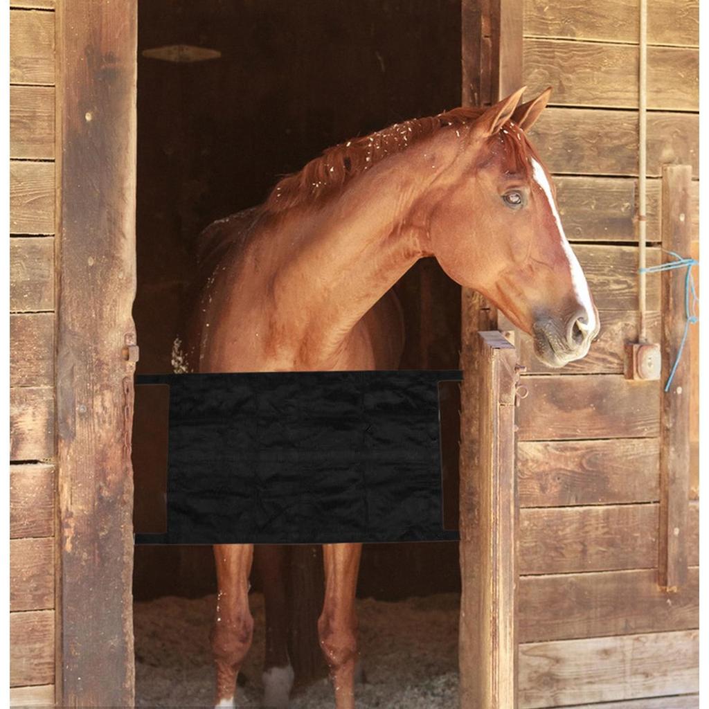 Stall Guards For Horse Barns Aisle Stall Guards Adjustable Straps Door Frame For Stable Pasture Equestrian Centers Riding Show