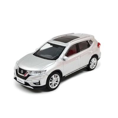 Миниатюрная модель автомобиля Paudi Model масштаб 1/64 X-Trail 2018, готовое изделие, серебристый