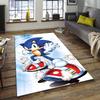 1pc S-Sonic (2) Design Area Rug - Non-Slip, Soft & Cozy Floor Mat for Living Room, Bedroom, Office - Indoor/Outdoor Decorative Carpet