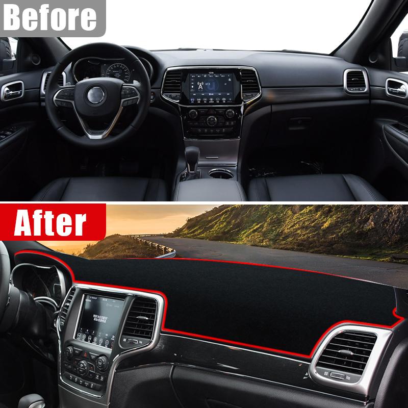 Car Dashboard Cover For Jeep Grand Cherokee 2011 2012 2013 2014 2015 2016 2017 2018 trument Desk Sun Shade Accessories