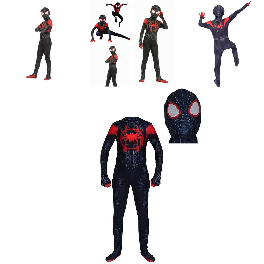 Изысканное качество Spider-man Into The Spider-verse Костюм для ролевых игр