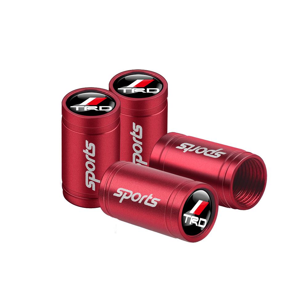 Для Toyota 2026 Горячие Колпачки Ступицы 4 шт. Автомобильные Спортивные Логотипы Металлические Колпачки Клапанов Шин Колес Аксессуары Для Toyota Rav4 Corolla Camry Mir