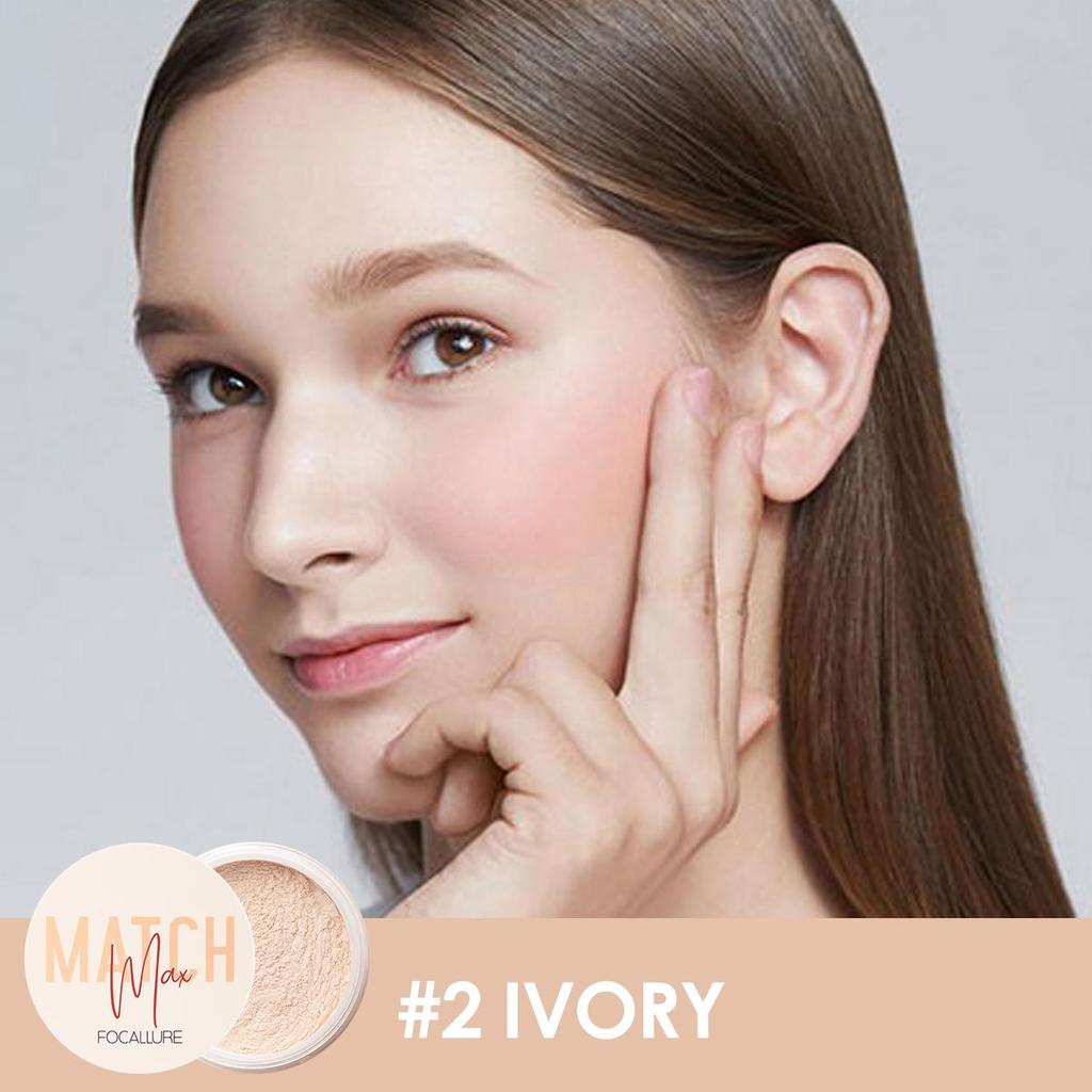 Focallure 4 цвета, минеральная рассыпчатая пудра для лица, водостойкая матовая пудра для макияжа, финишная пудра для контроля жирности, женская косметика