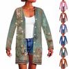 Women's Long Sleeve Cardigan Casual Jacket With Pockets Top