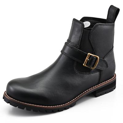 Боковые ботинки Daytona Motorcycle Gore из натуральной воловьей кожи, черные, 29192, 25,5 см, мужская подушка/встроенная подушка HBS-008