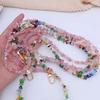 Hanging Rope Mobile Phone Lanyard Love Beads Phone Neck Straps Crossbody Phone Strap  Lanyard Patch