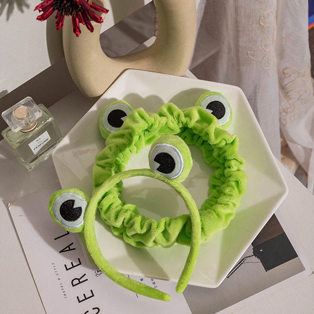 Funny Trendy Frog Hair Accessories Cute Hair Hoop Headwear Elastic Headband