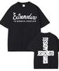 Summer New Music Style Printed Tshirt Suitable For Both Unisex And Unisexfashionable And Versatilebreathable Pure Cotton Tshirt