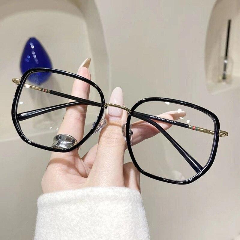 Men And Women Retro Fashion Square Anti Blue Light Computer Glasses Reading And Playing Games To Protect Eyes