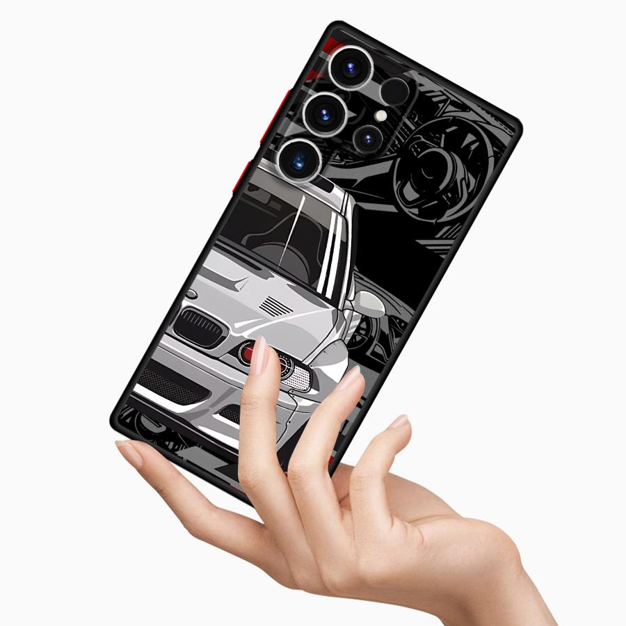 Чехол для телефона 'Японские спортивные автомобили' для Samsung Galaxy S9 S21 FE S24 S8 S22 Plus S25 Note 20 10 S23 Ultra S20 Мягкий чехол