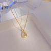 Elegant Micro-Inlaid Diamond Cross Necklace: Fresh Design for Women
