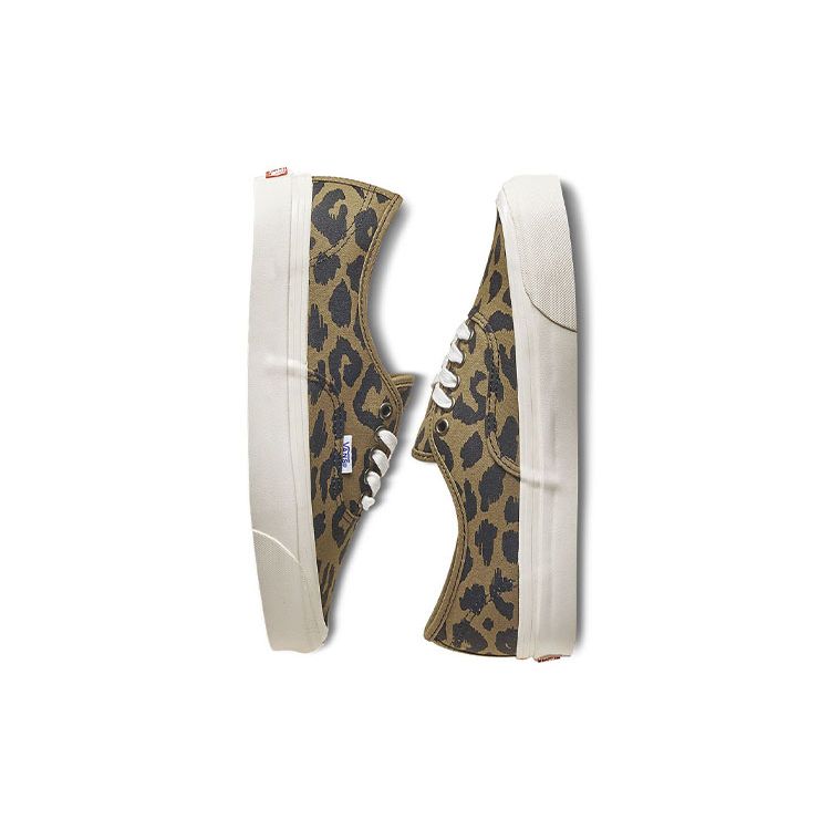 Vans Унисекс Anaheim Factory Authentic 44 DX OG Леопардовые Низкие Кеды из Канваса для Скейтбординга Повседневные VN0A38ENVL0