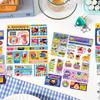 Cartoon Y2K Decorative Stickers For Scrapbooking Mobile Phone Diy Photo Card Decoration Collage Material Stickers