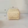 Reusable Bamboo Woven Gift Box Handmade Wedding Cookies Candy Box Bamboo Teas Tin  Party Decoration