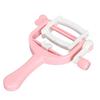 Tassel Maker Small Handheld Portable Time Saving Pom Pom Maker for DIY Wool Yarn Craft Pink