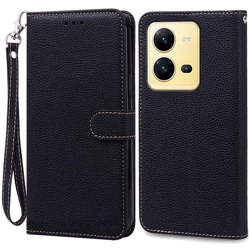 Для Vivo X80 Lite чехол Роскошный кожаный кошелек флип чехол для Vivo X80 Lite 5G чехол Силиконовый чехол для Vivo X80 Lite Fundas Shell