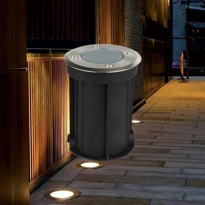 Spot encastrable rond extérieur étanche IP67 35W GU10