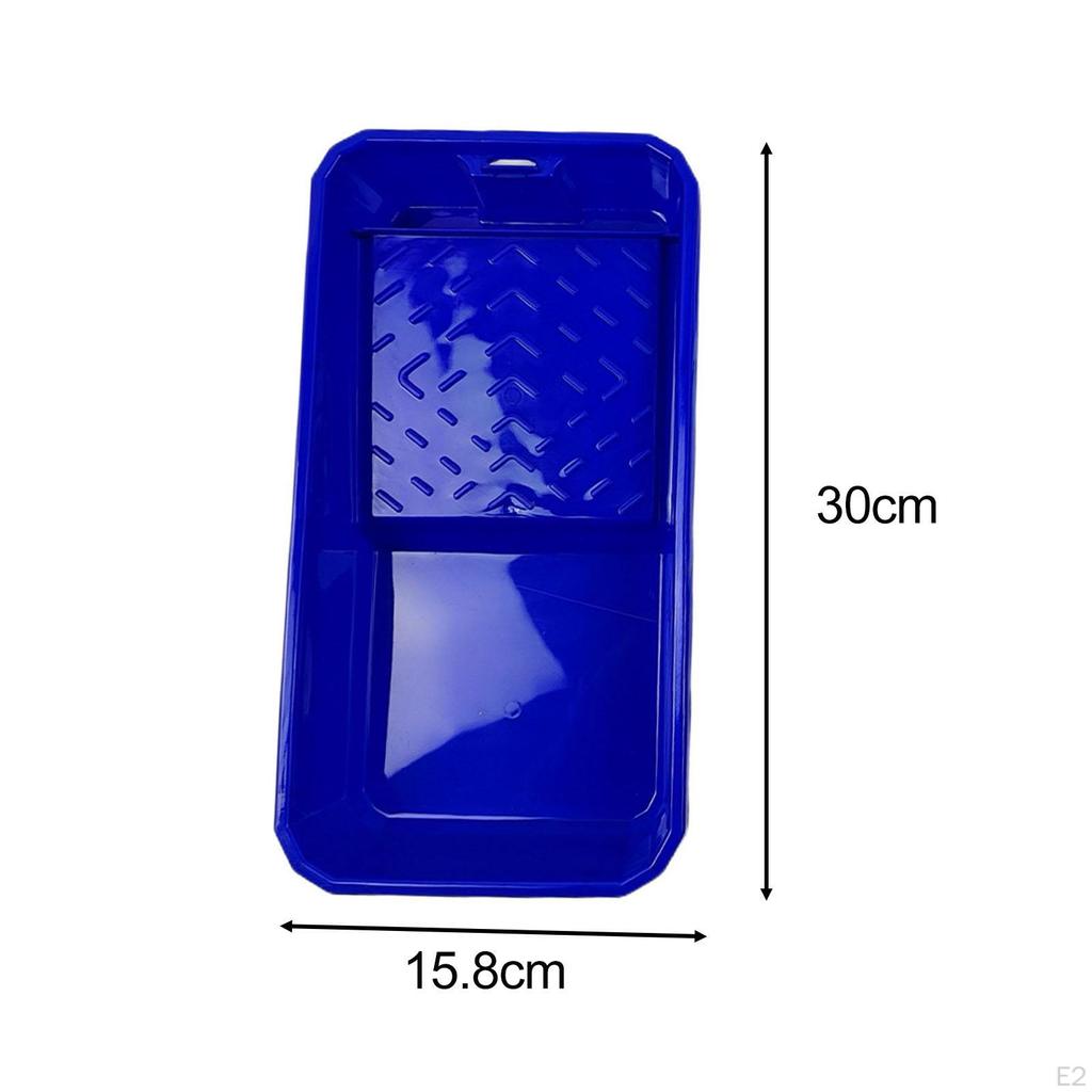 Paint Roller Brush Kits Hand Tool Smooth Flooring Sturdy Portable with Tray for Garden Door