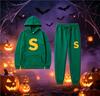 2026 Alvin & Chipmunks Style Sweatshirt Set for Women Men,Cartoon Drop Shoulder Pullover Tops+Pants Matching Outfits Casual