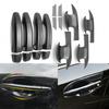 For Honda Accord 2018- Carbon Fiber Style Door Handle+Bowl Cover Trims Kit