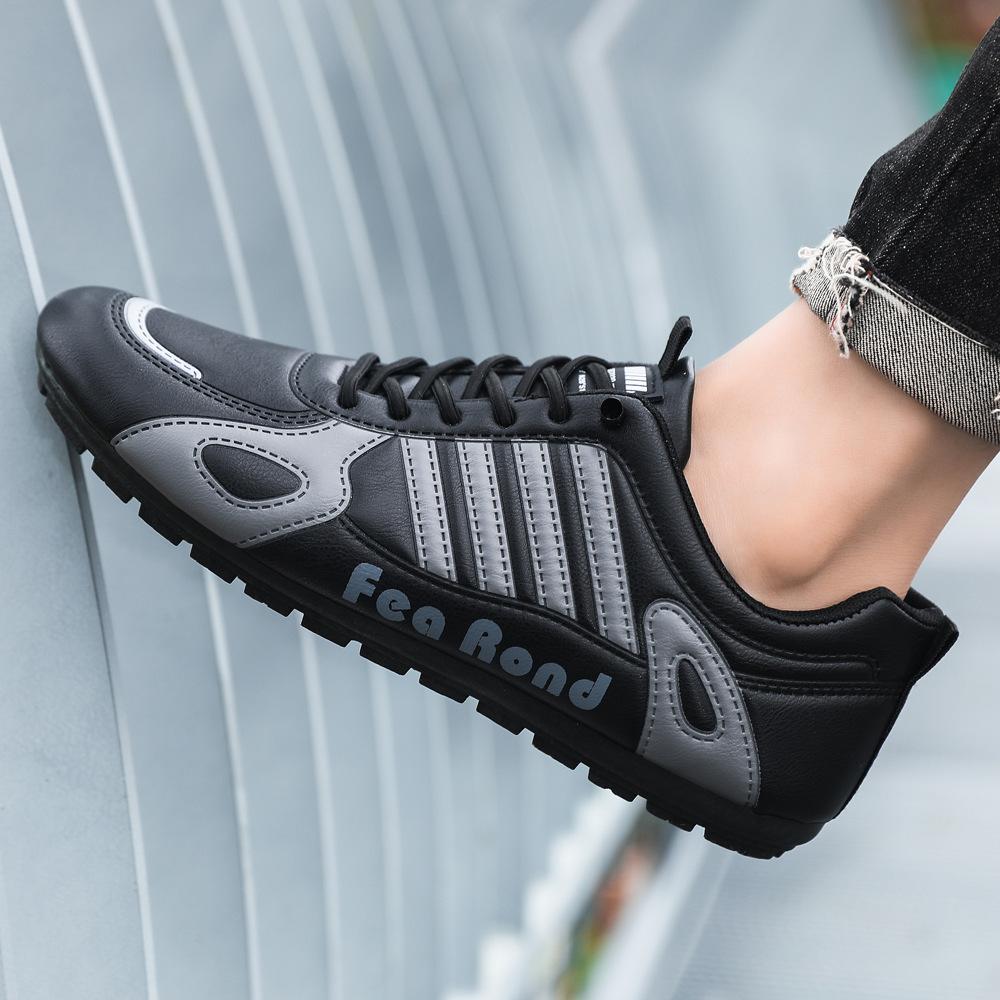 Новые дышащие кожаные кроссовки, мягкая подошва, обувь Doudou, мужская удобная повседневная обувь, плоские туфли для вождения