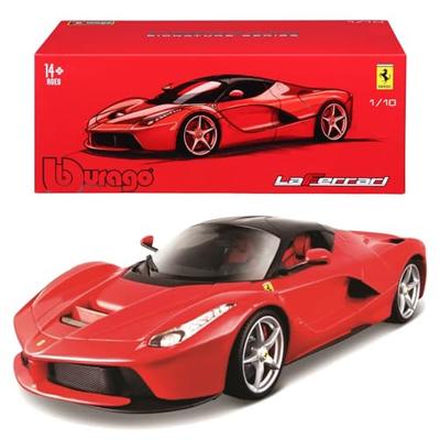 Bburago Масштаб 1/18 Серия Signature Ferrari LaFerrari Красный / Металлическая модель автомобиля, Готовая модель, 18-16901 RD