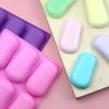 Силиконовая форма на 6 ячеек для мыла, ручной работы, овальная