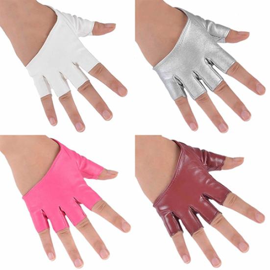 Fashion Girls Half Women Driving Dance Finger Fingerless Gloves Gifts