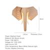 Светодиодный настенный светильник в виде головы слона в скандинавском стиле из дерева, минималистичный настенный светильник в виде животного из ясеня, светильник для спальни, коридора, лофта, декоративное освещение