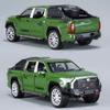1/32 Toyota Tundra Alloy Pickup Модель автомобиля Литой игрушечный металлический внедорожник Модель автомобиля Моделирование Звук и свет Детская игрушка в подарок