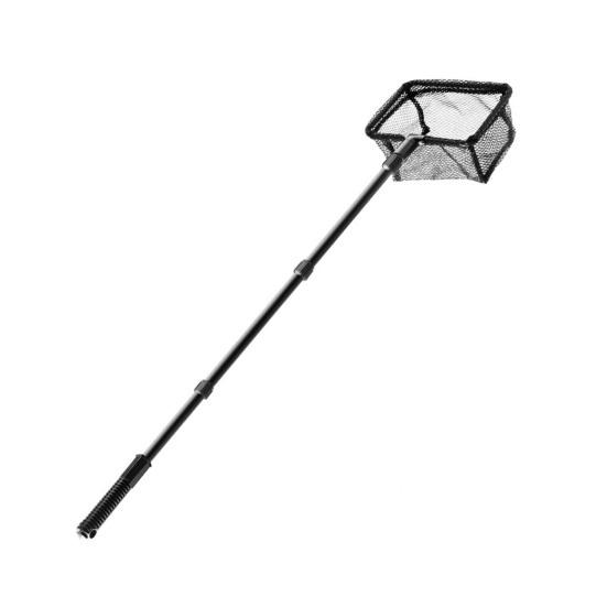 Fishing Landing Net with Telescoping Pole Long Handle Multipurpose Swimming Pool Leaf Skimmer Net Ultra Fine Mesh Netting Bag