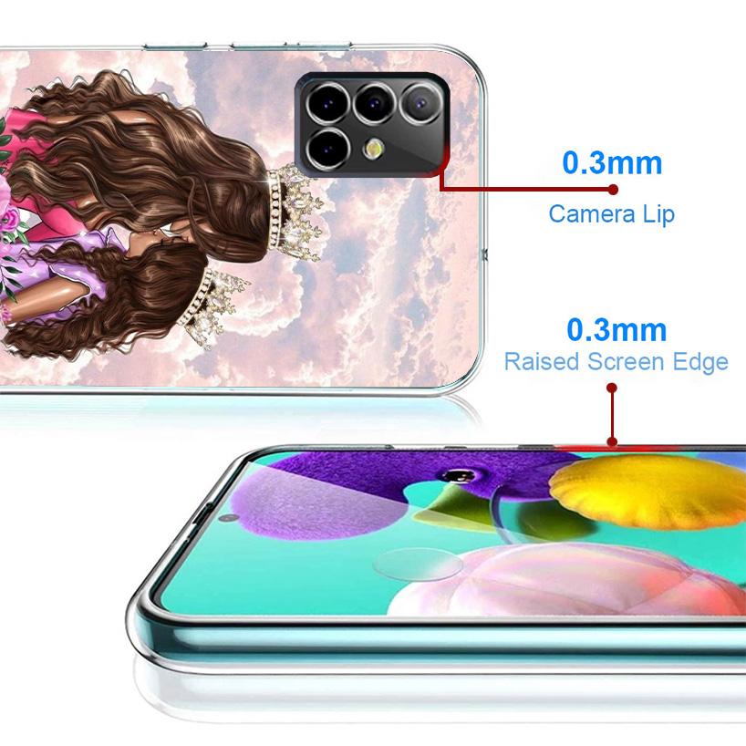 Girl Super Baby Mom Pink Phone Case For Samsung Galaxy A17 A16 A15 A14 A13 A57 A56 A55 A54 A53 A37 A36 A35 A34 A33 A26 A25 A24 A