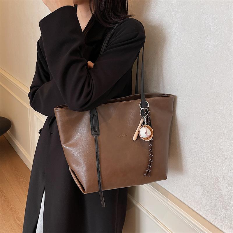 Canvas Bag Women's Bag 2025 New Simple Fashion Large Capacity Women's Shoulder Bag Casual Tote Bag