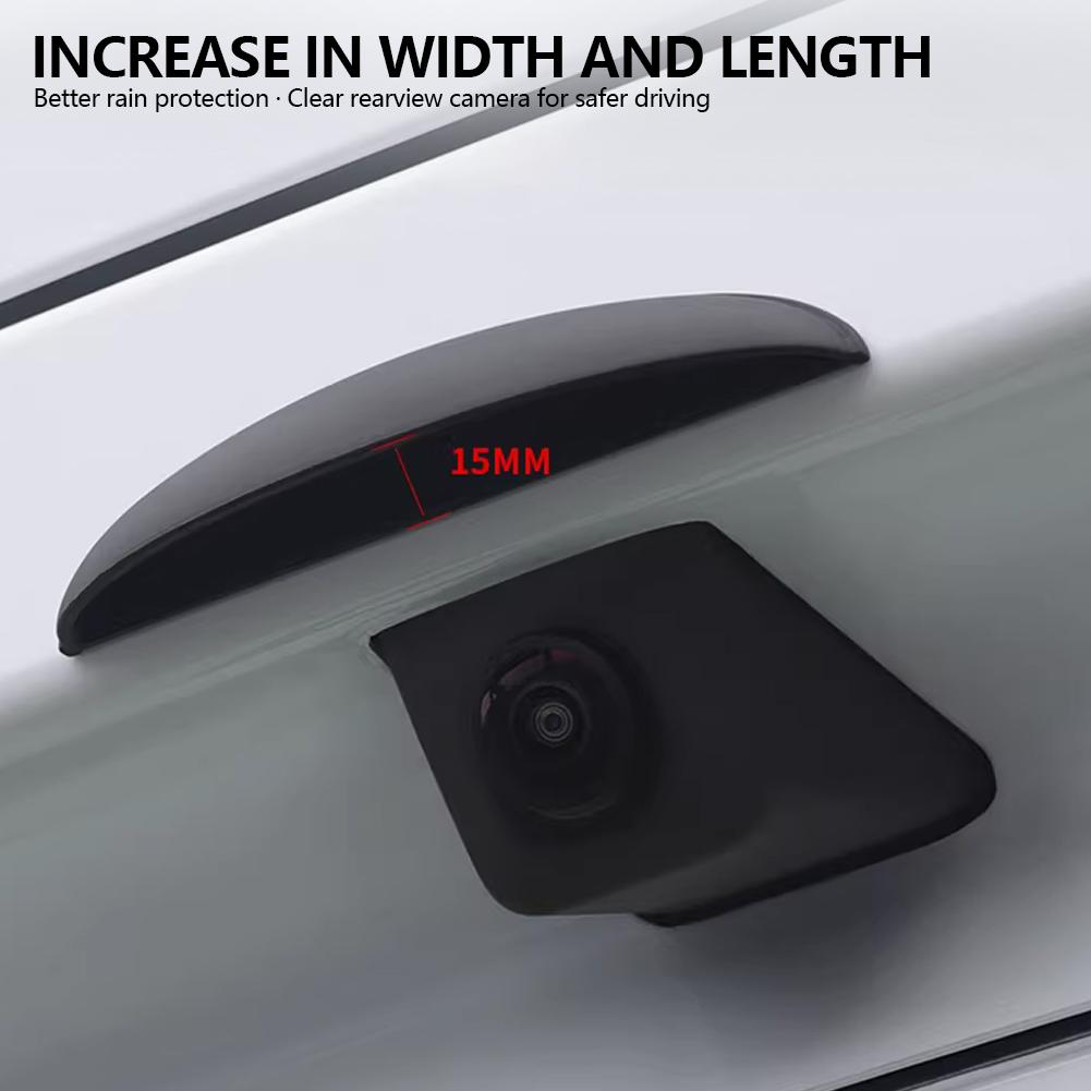 Universal Car Rear View Backup Camera Rain Cover Waterproof Splash Guard for Camera Systems Protective Plastic Rain Visor