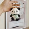 Adorable Cartoon Panda Plush Keychain Soft Stuffed Animal Souvenir Gift