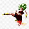 Patches For Clothes Bag Iron On Thermal Stickers Broly Xeno Goku Broly Pattern Washable Heat Transfer