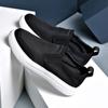 Designer New Shoes for Men Air Mesh Casual Shoes Summer Breathable Flat Skateboard Shoes Cool Black Slip-on Loafers
